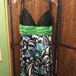 Jovani Abstract Floral Gown